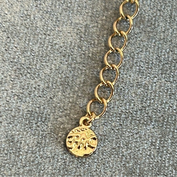 Fac Fifth Avenue Collection gold and silver tone half moon shaped necklace - Picture 10 of 11